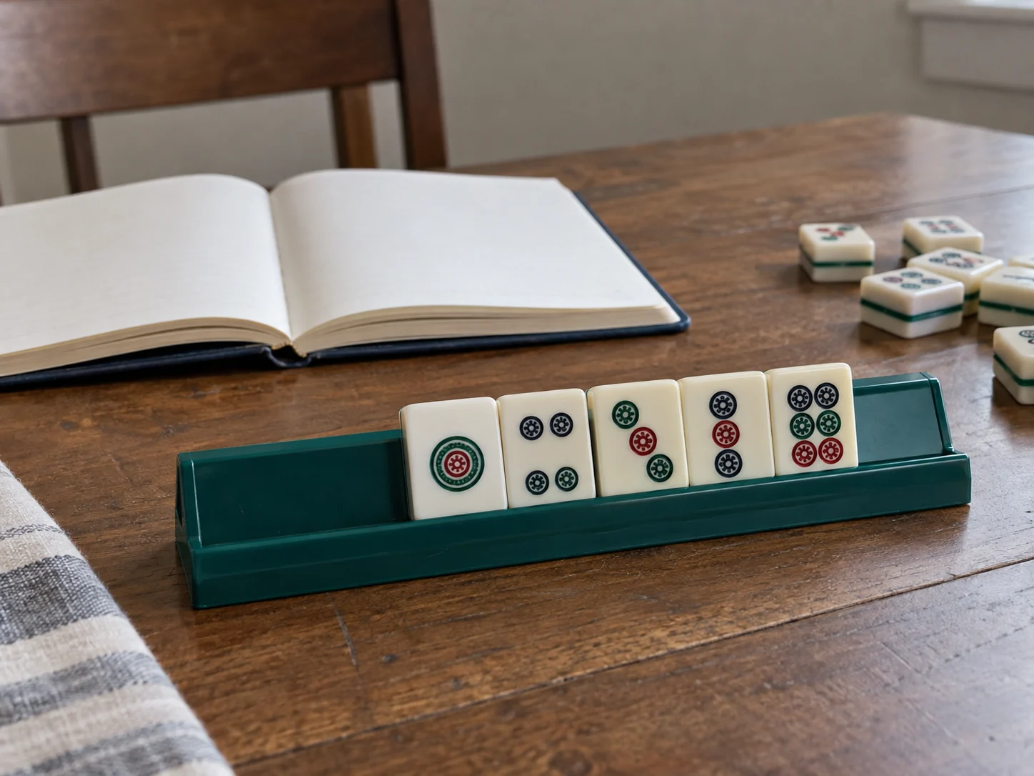 Learning American mahjong: the card, the Charleston and your first table — illustrative editorial photograph
