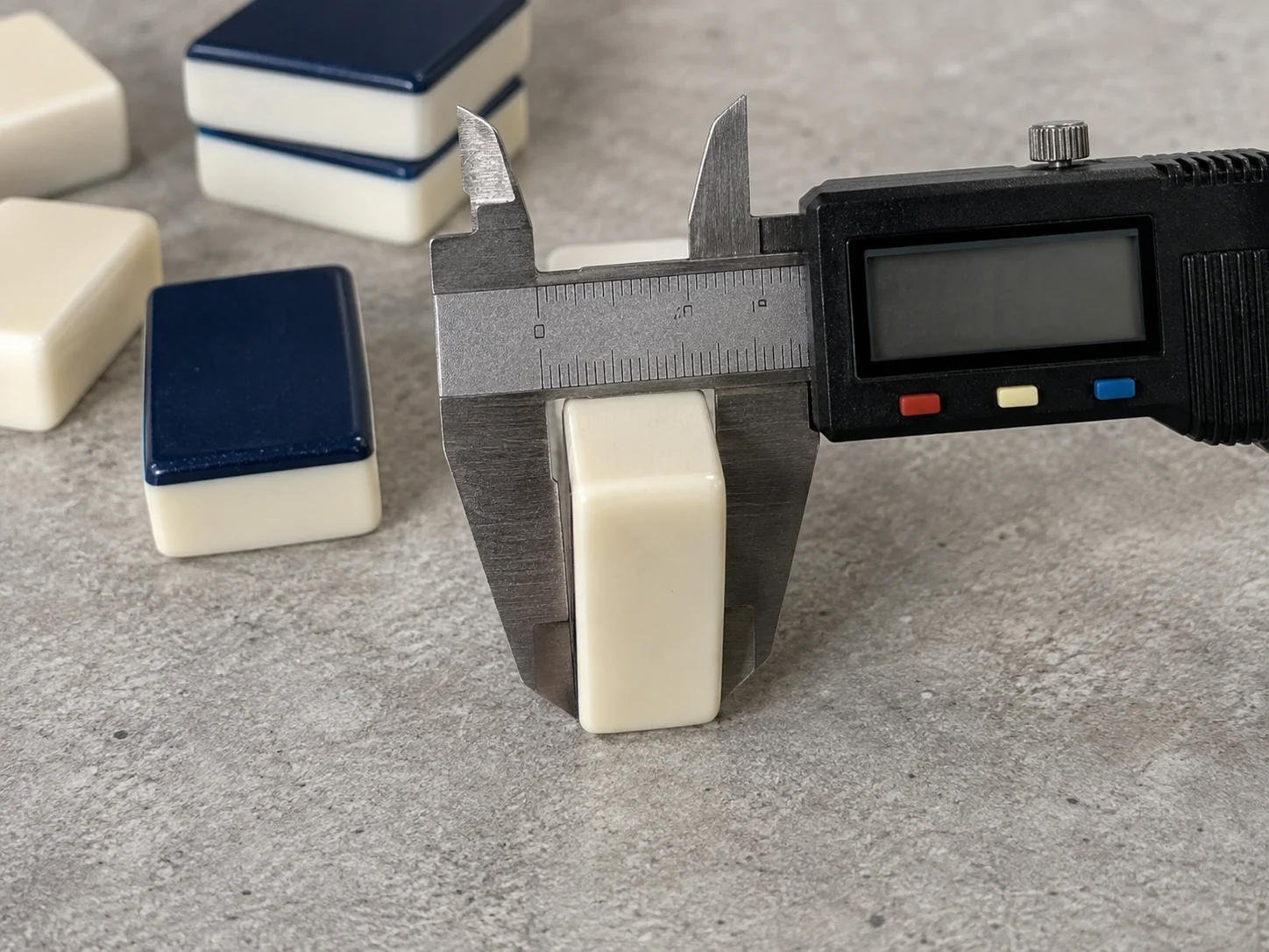 8 sample checks for a coordinated mahjong collection — illustrative editorial photograph