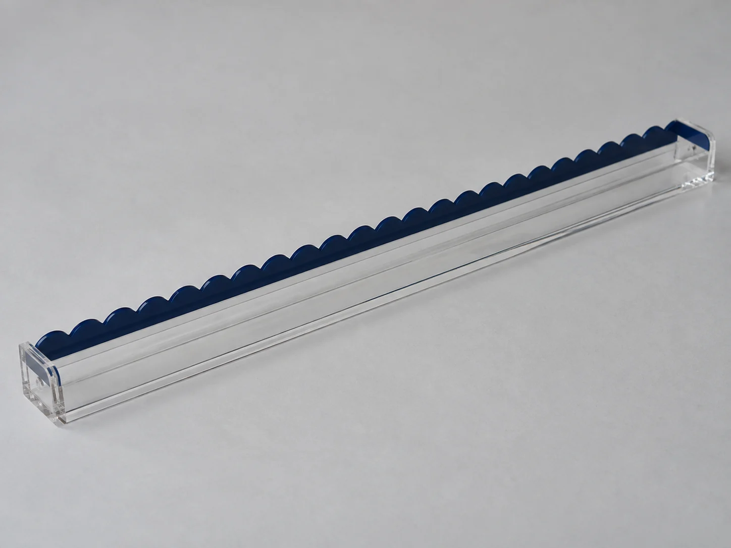 Illustrative racks collection in navy, teal and cream
