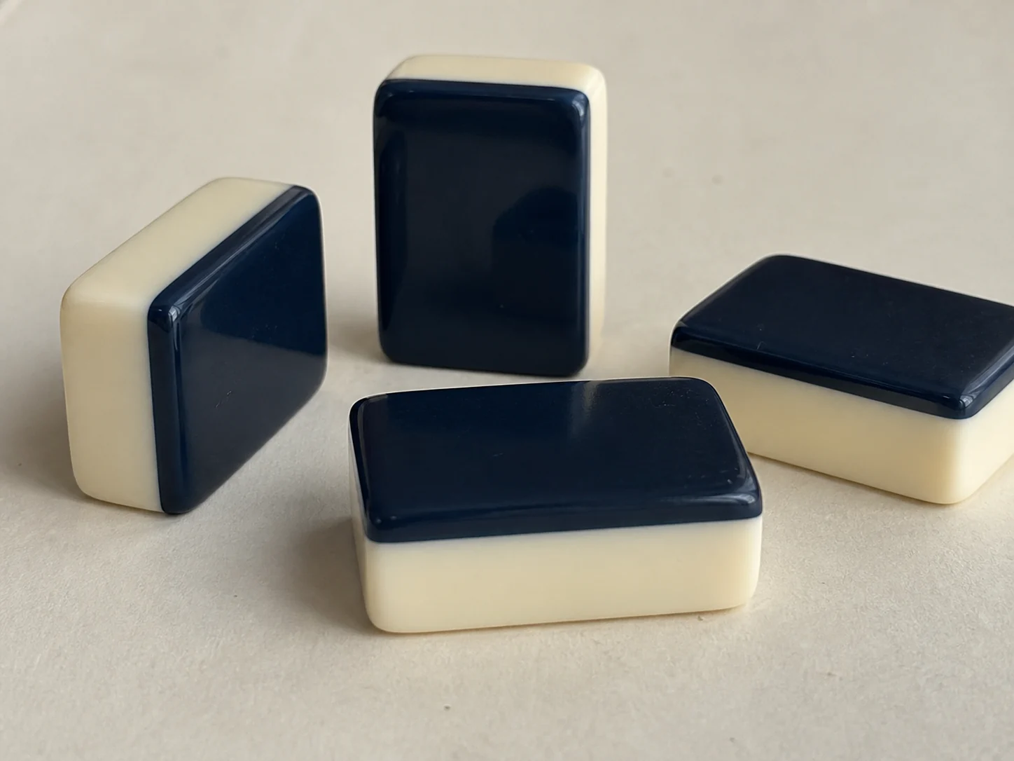Illustrative tiles collection in navy, teal and cream